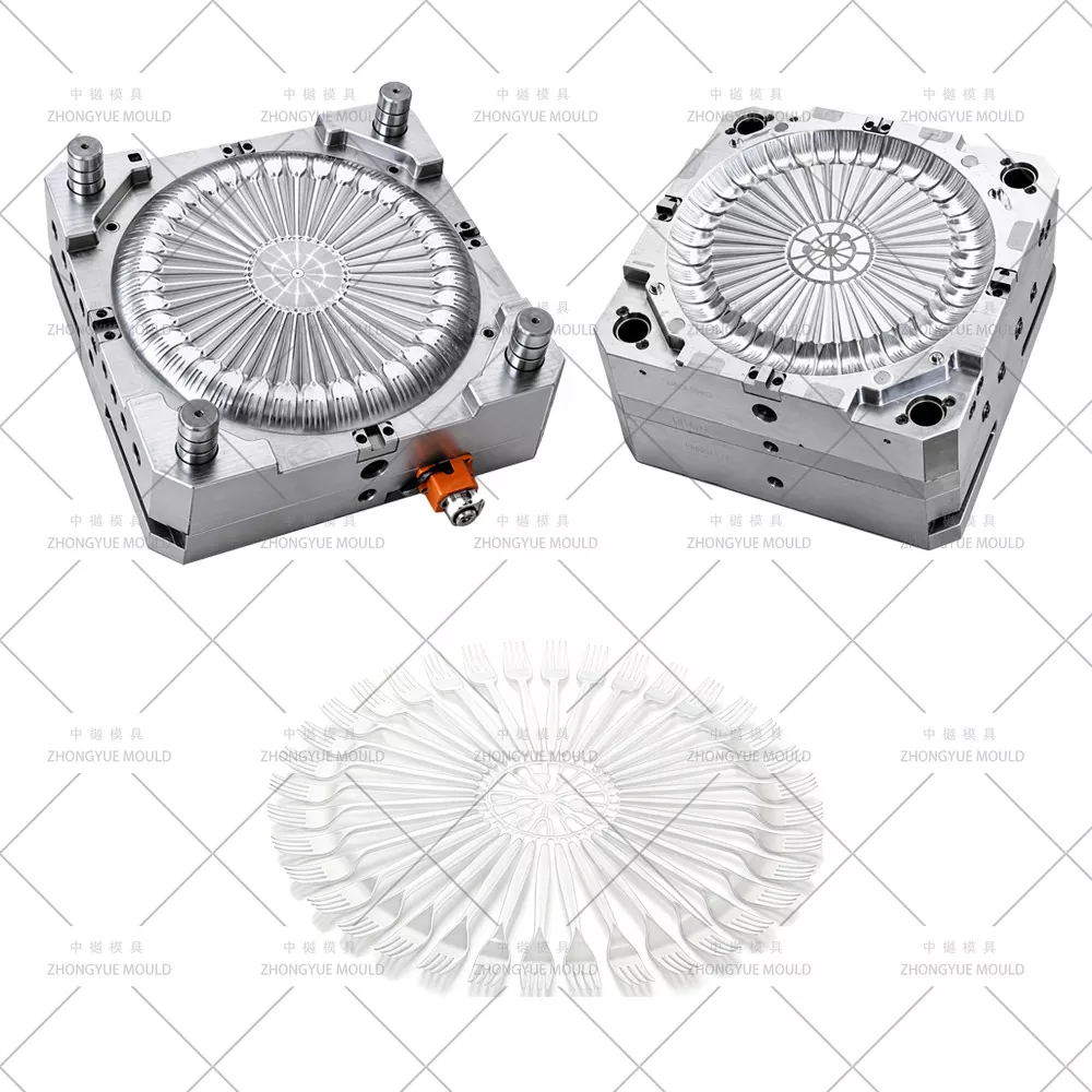 Plastic Disposable Fork Mould