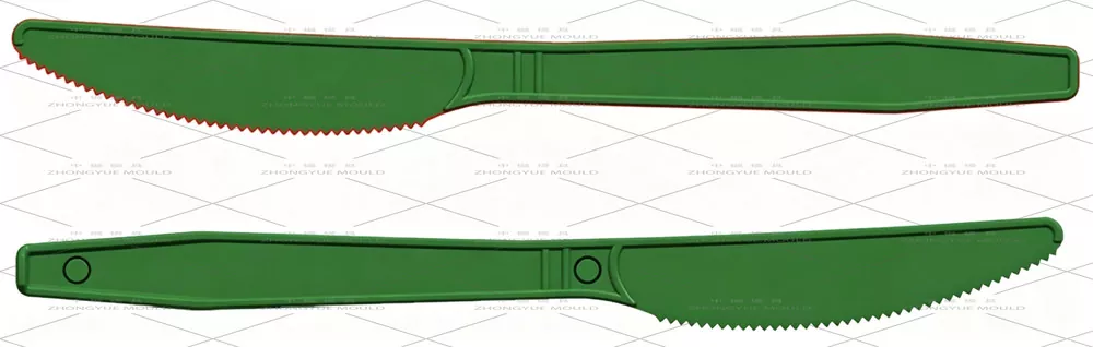 Plastic Multicavity Disposable Knife Mould