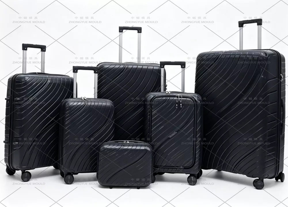 Plastic injection 14 inch luggage Mould