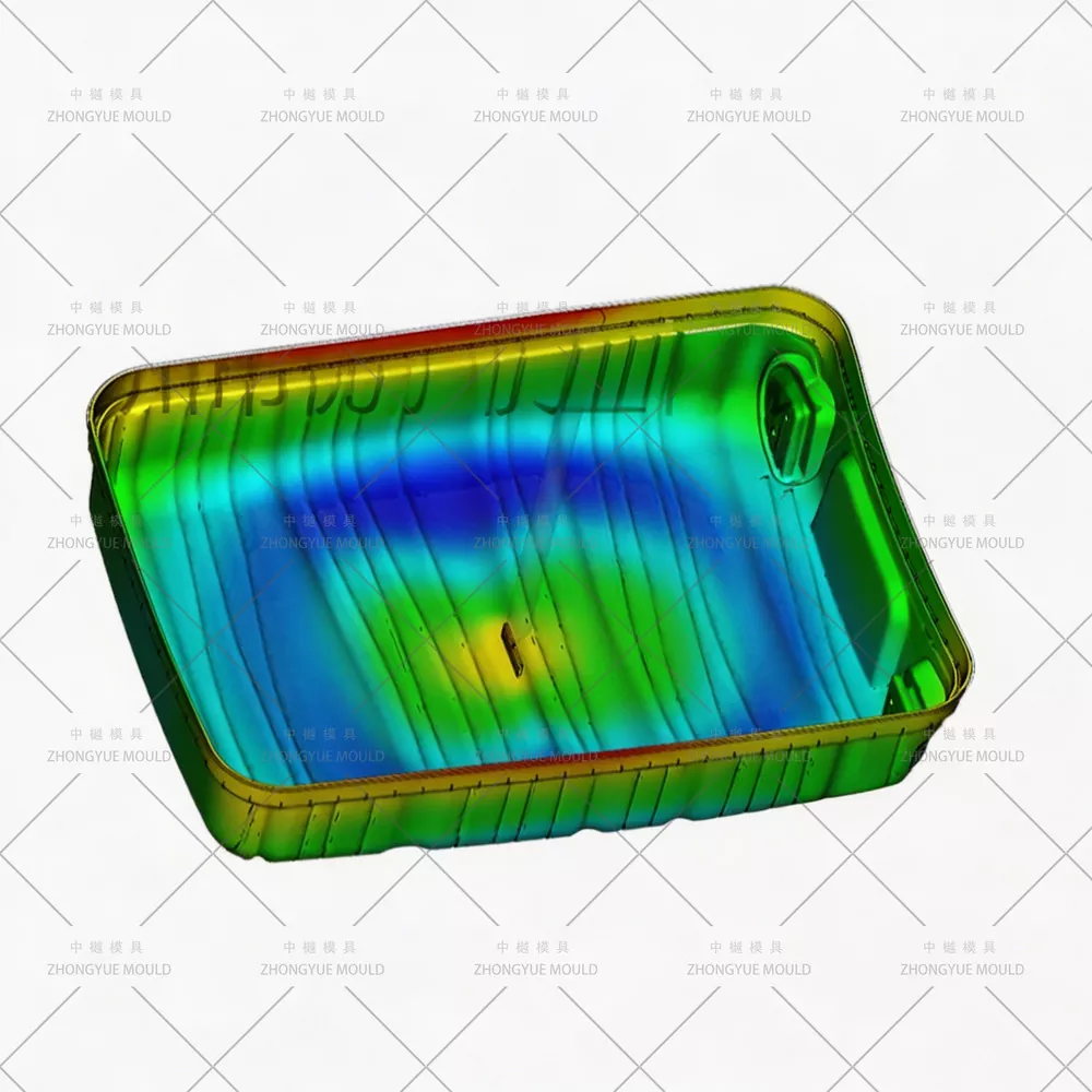 Plastic Injection Luggage Shell Mould