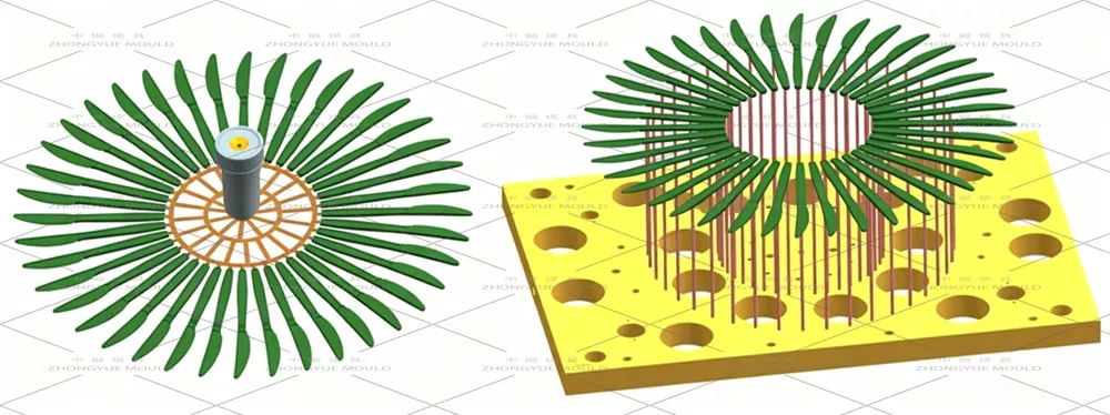 Plastic Multicavity Disposable Knife Mould