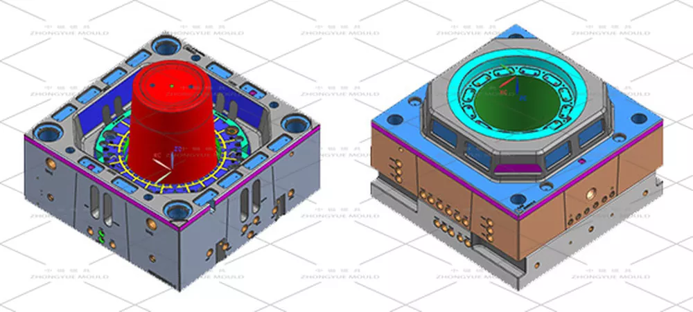 Plastic 5L Paint Bucket Lid Mould