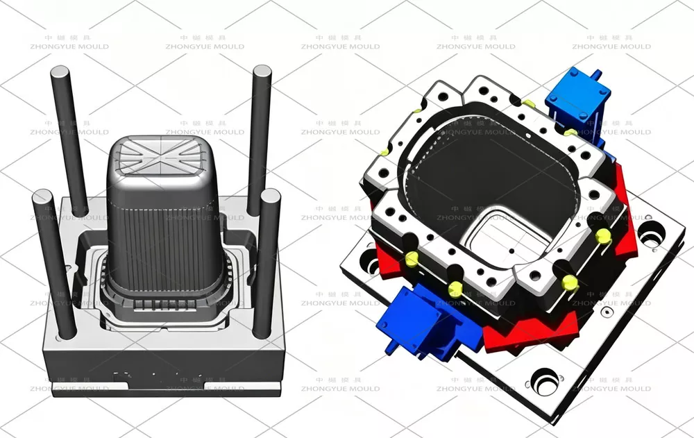 Plastic 5L Paint Bucket Lid Mould