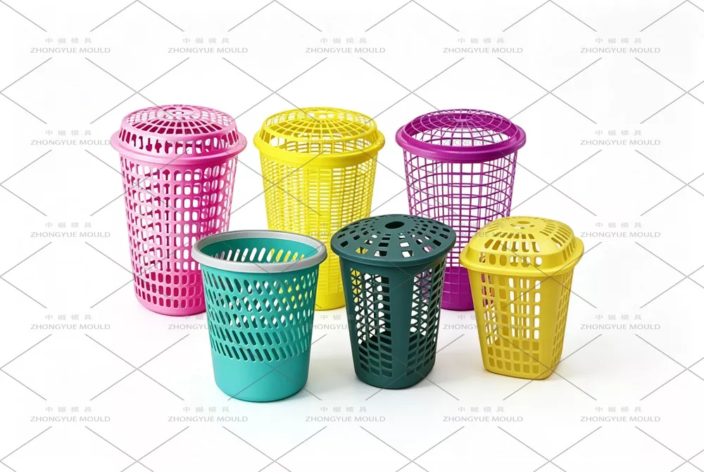 Plastic Round Laundry Basket Mould