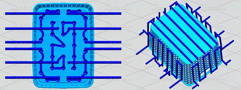 Plastic Shower Caddy Basket Mould