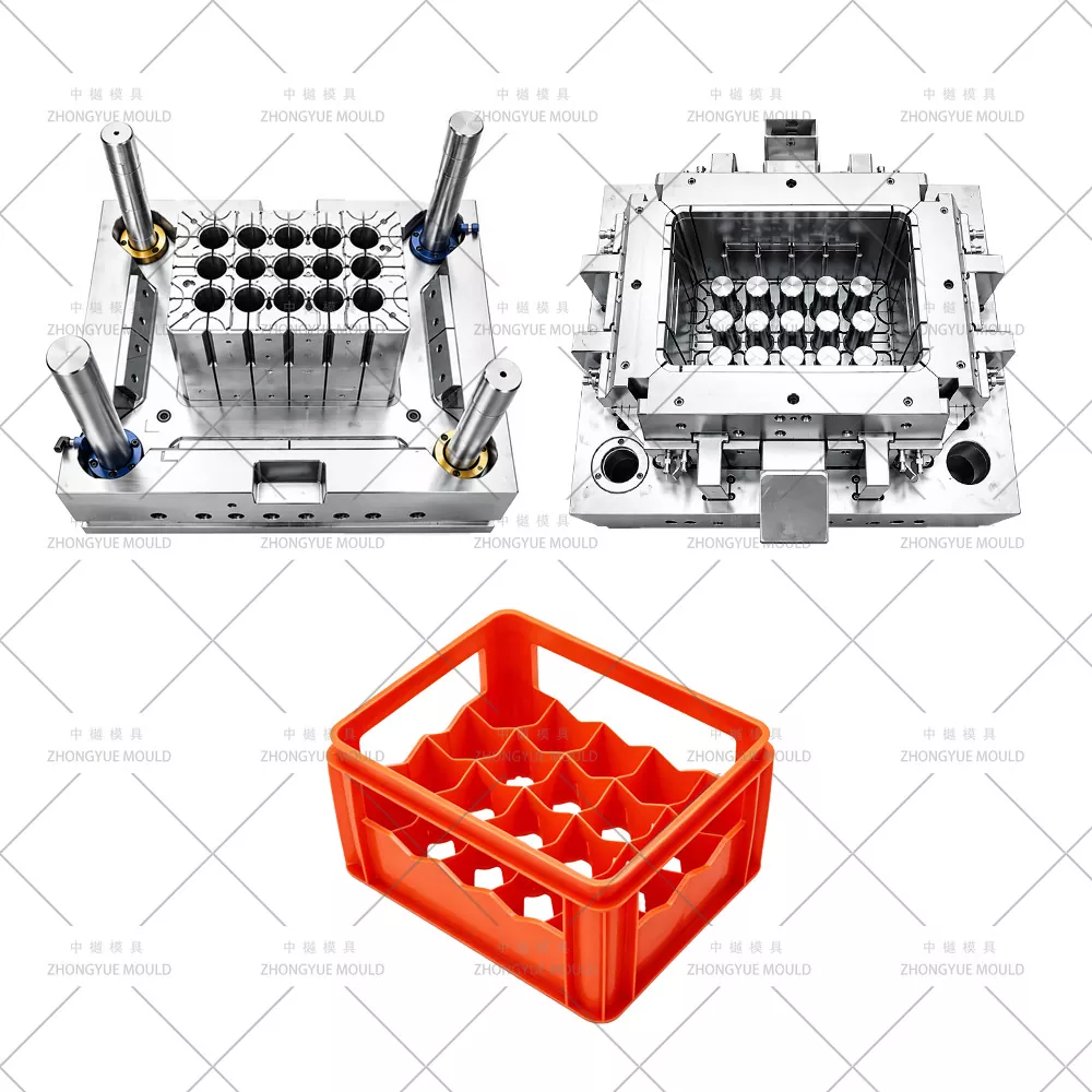 Plastic Beverage Bottle Crate Mould