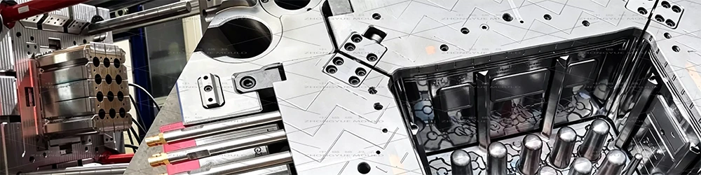 Plastic Beverage Bottle Crate Mould Trial