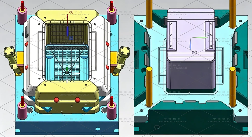 Plastic Crate Mould Design