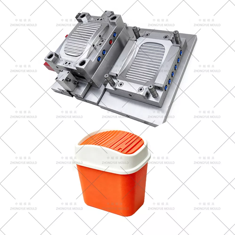 Plastic Desk Dust Bin Lid Mould