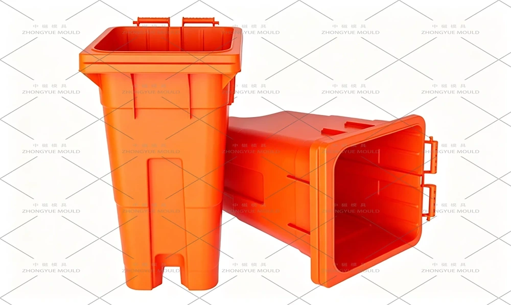 Plastic Outdoor Dust Bin Mould Sample
