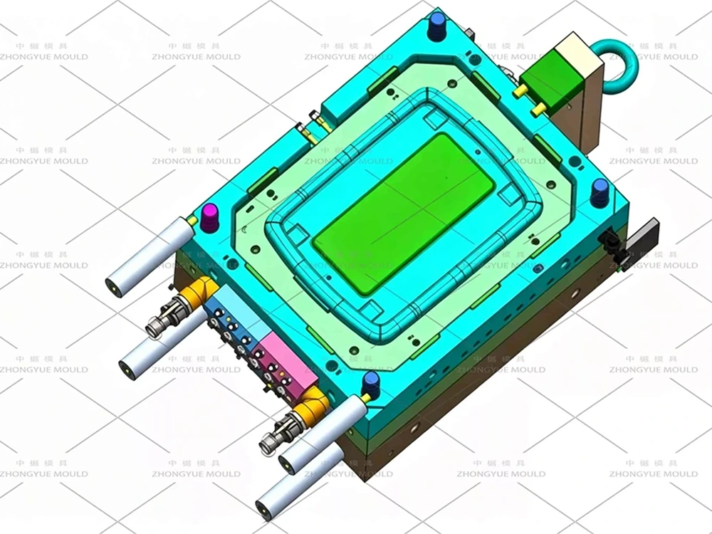 40L Storage Box Lid Mould Design