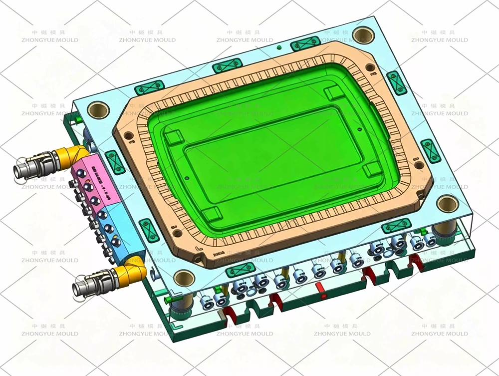 40L Storage Box Lid Mould Design