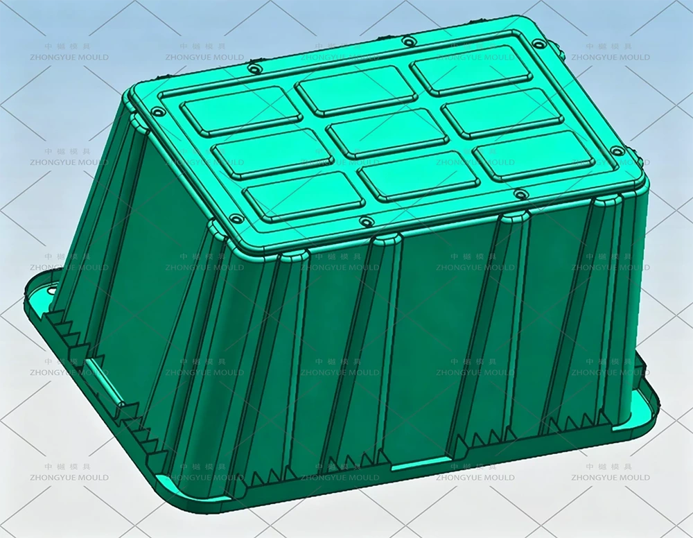 50L Storage Box 3D