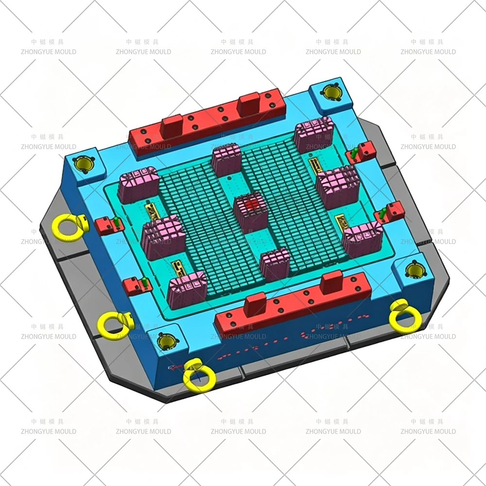 Plasitc Four-way Pallet Mould Design