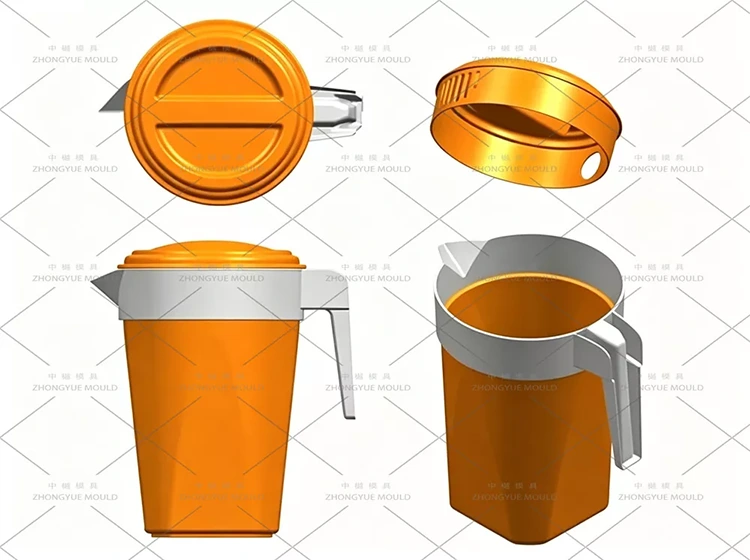 Plastic 5L Kettle With Lid 3D