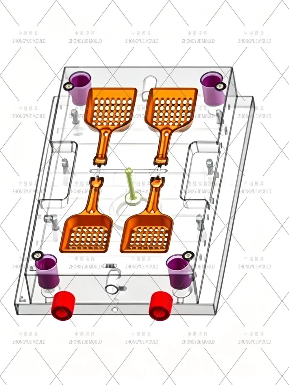 Plastic Cat Litter Scoop Mould design