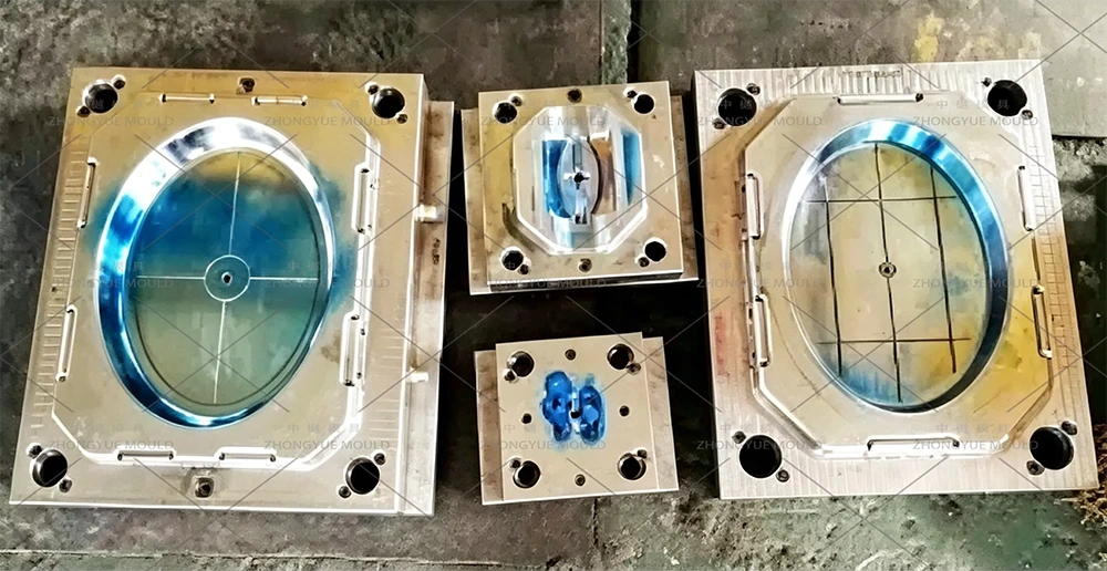 Plastic Cat Litter Tray Base Mould Trial