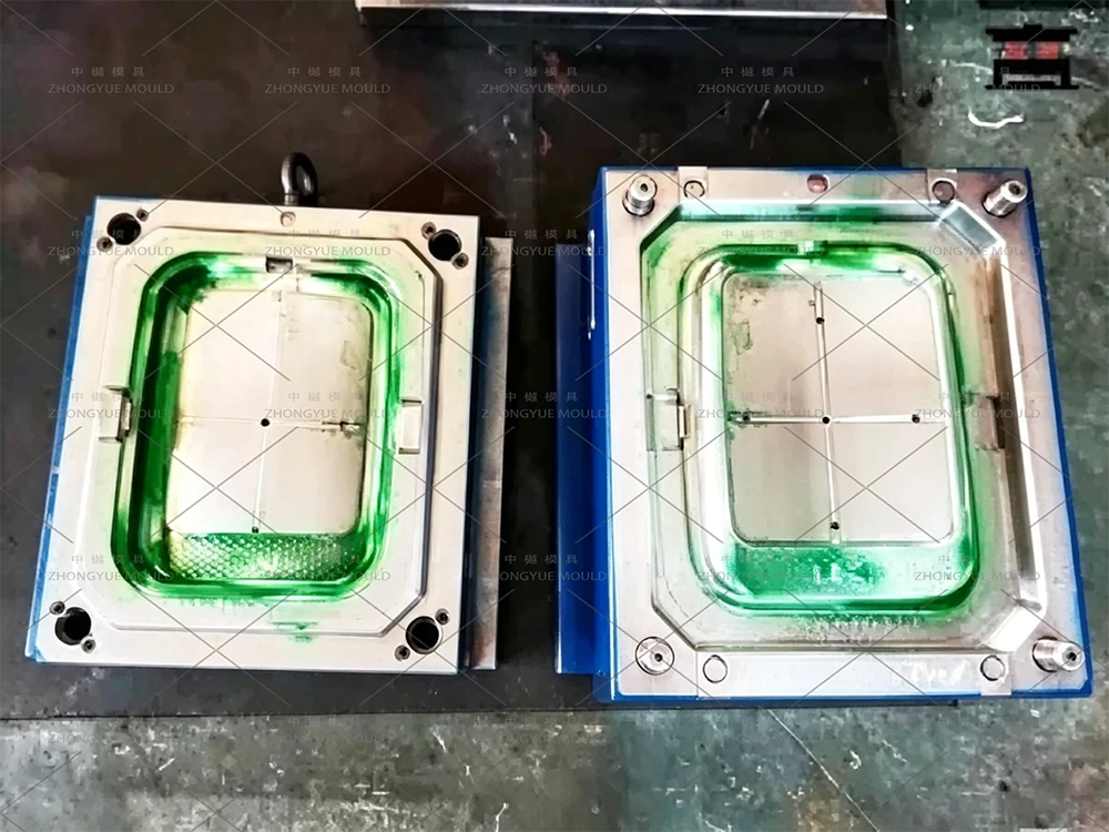 Plastic Cat Litter Tray Cover Mould Trial