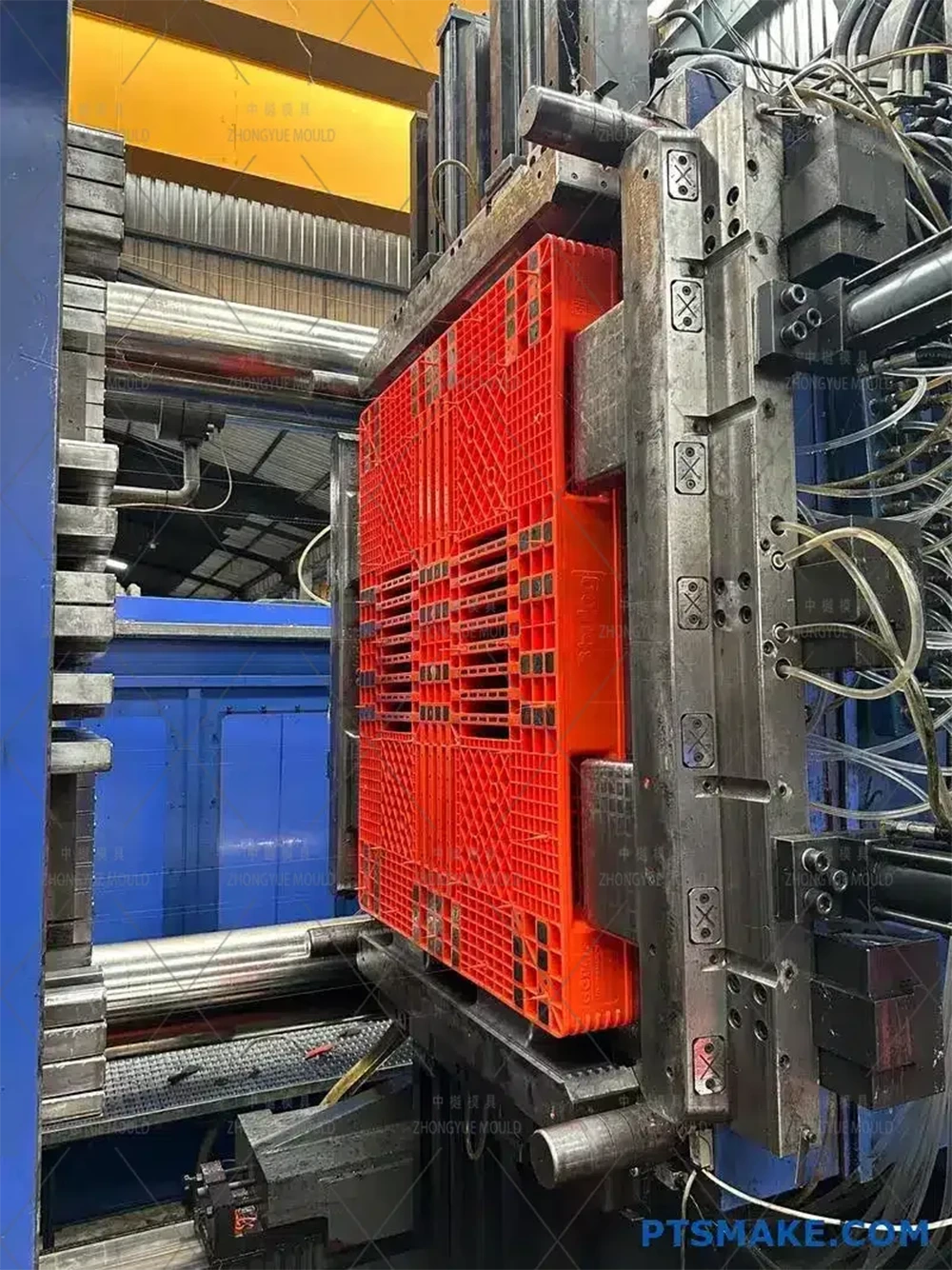 Plastic Double Face Pallet Mould Trial