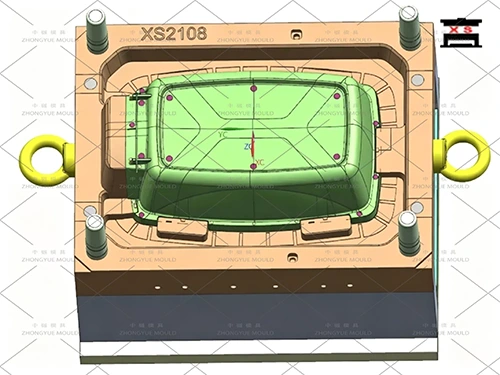 Plastic injection Pet Carrier Bottom Cover Mould Design