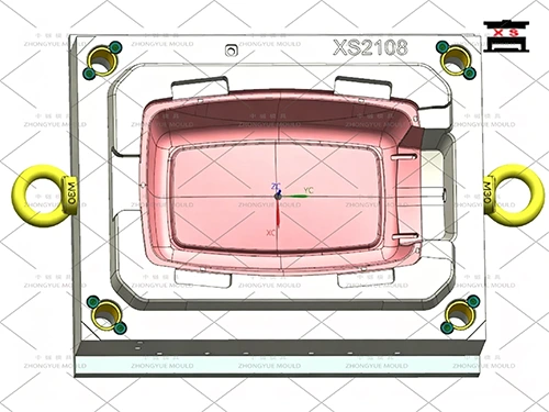 Plastic injection Pet Carrier Bottom Cover Mould Design