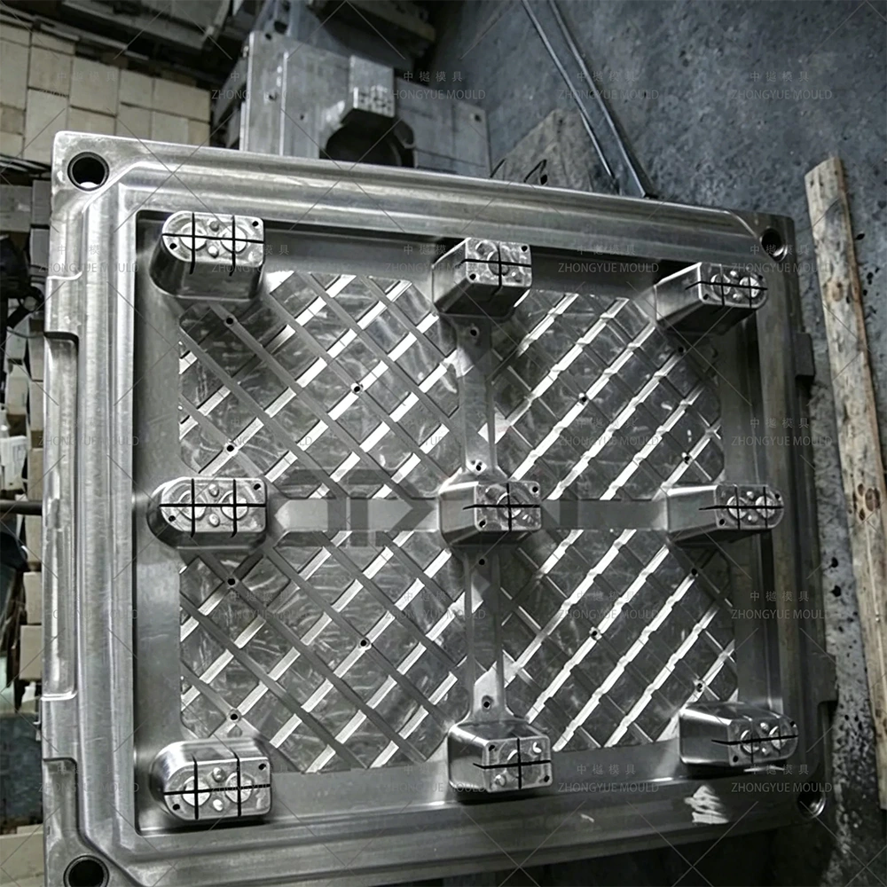 Plastic Nestable Pallet Mould Core Machining