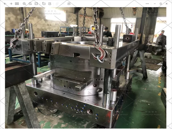 Plastic PP DN1000 Manhole Cone Mould Assemble