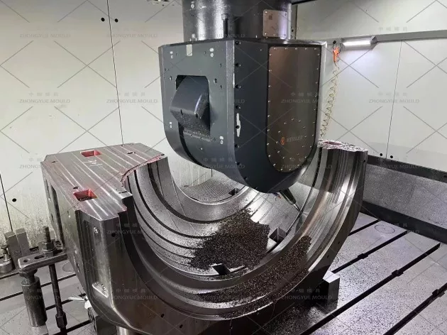 Plastic PP DN1000 Manhole Cone Mould Slider CNC.webp