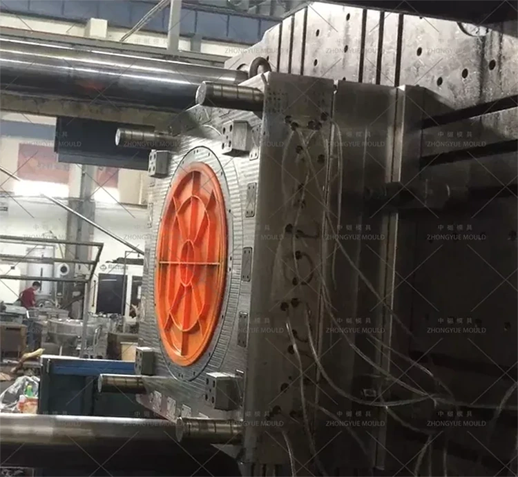 Plastic PP DN1000 Manhole Cover Mould Trial