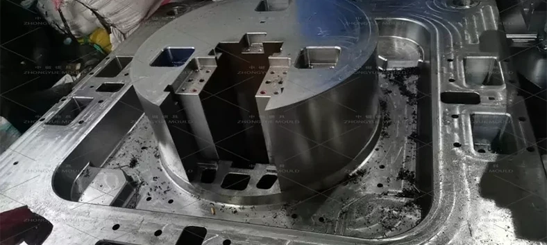 Plastic PP DN1000 Manhole L=1000 Extension Mould CNC