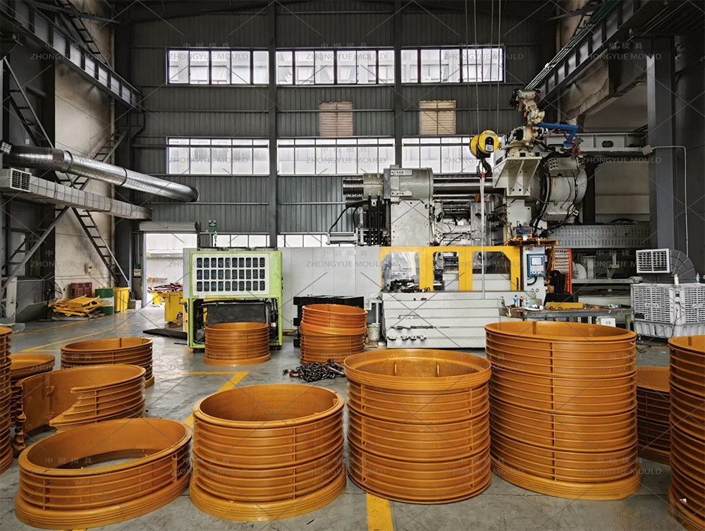 Plastic PP DN1000 Manhole L=1000 Extension Mould Trial Sample