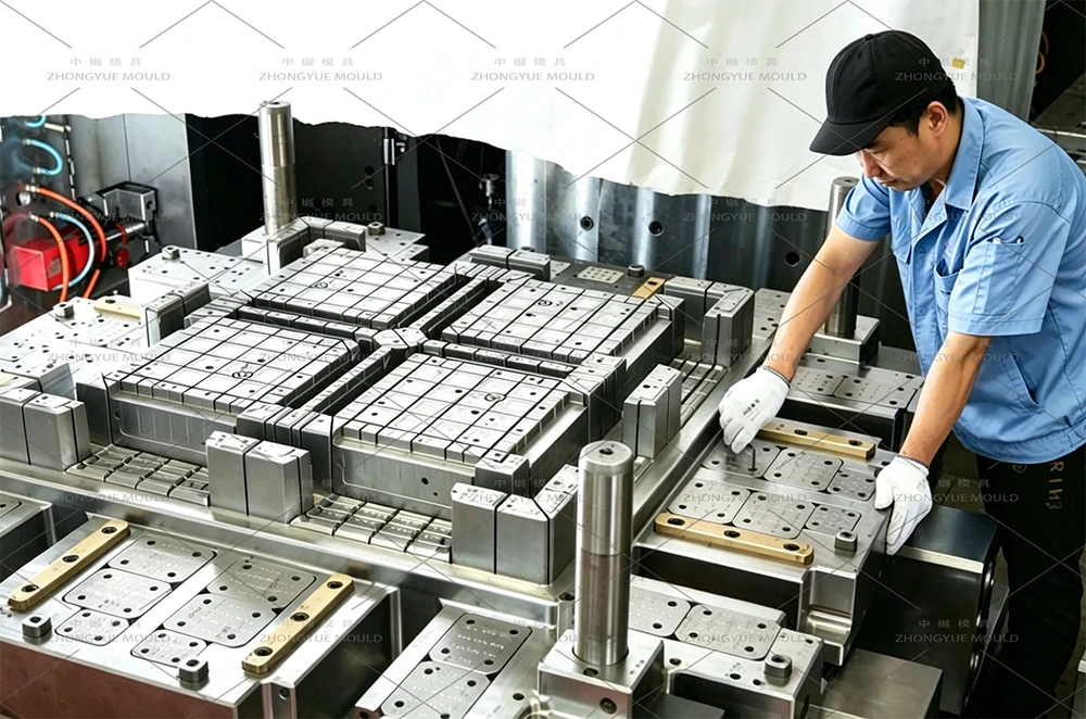 Plastic Single Face Pallet Mould Assemble