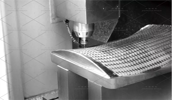 Plastic Rattan Armless Chair Mould Material