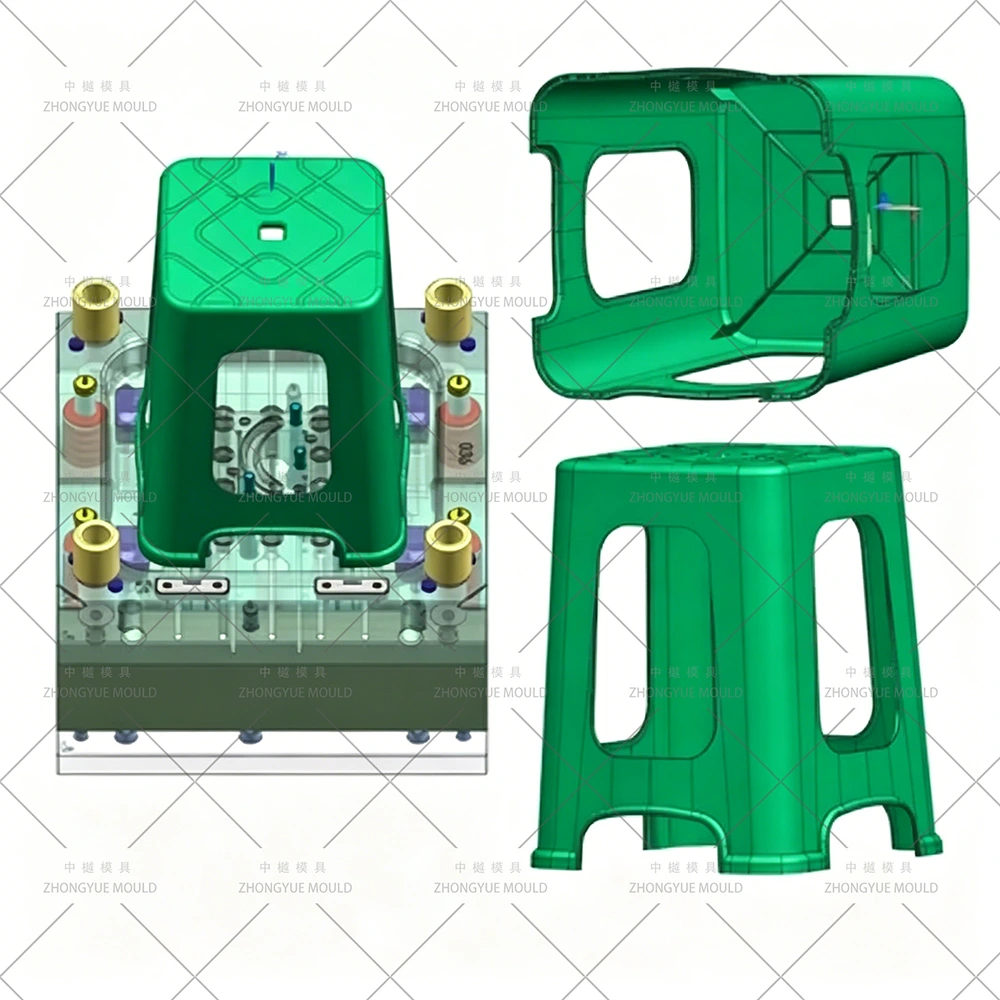 Plastic Stool Mould Features