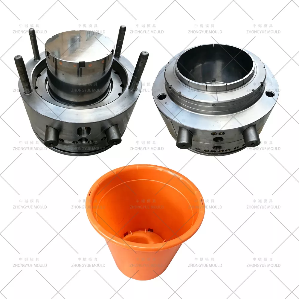 Plastic 35L Round Planting Flower Pot Mould