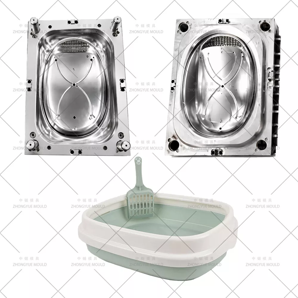 Plastic Cat Litter Tray Cover Mould