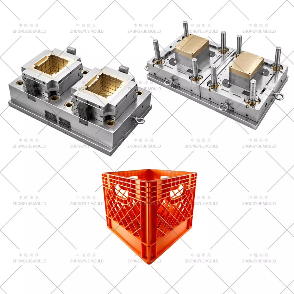 Plastic Multi-cavity Milk Crate Mould