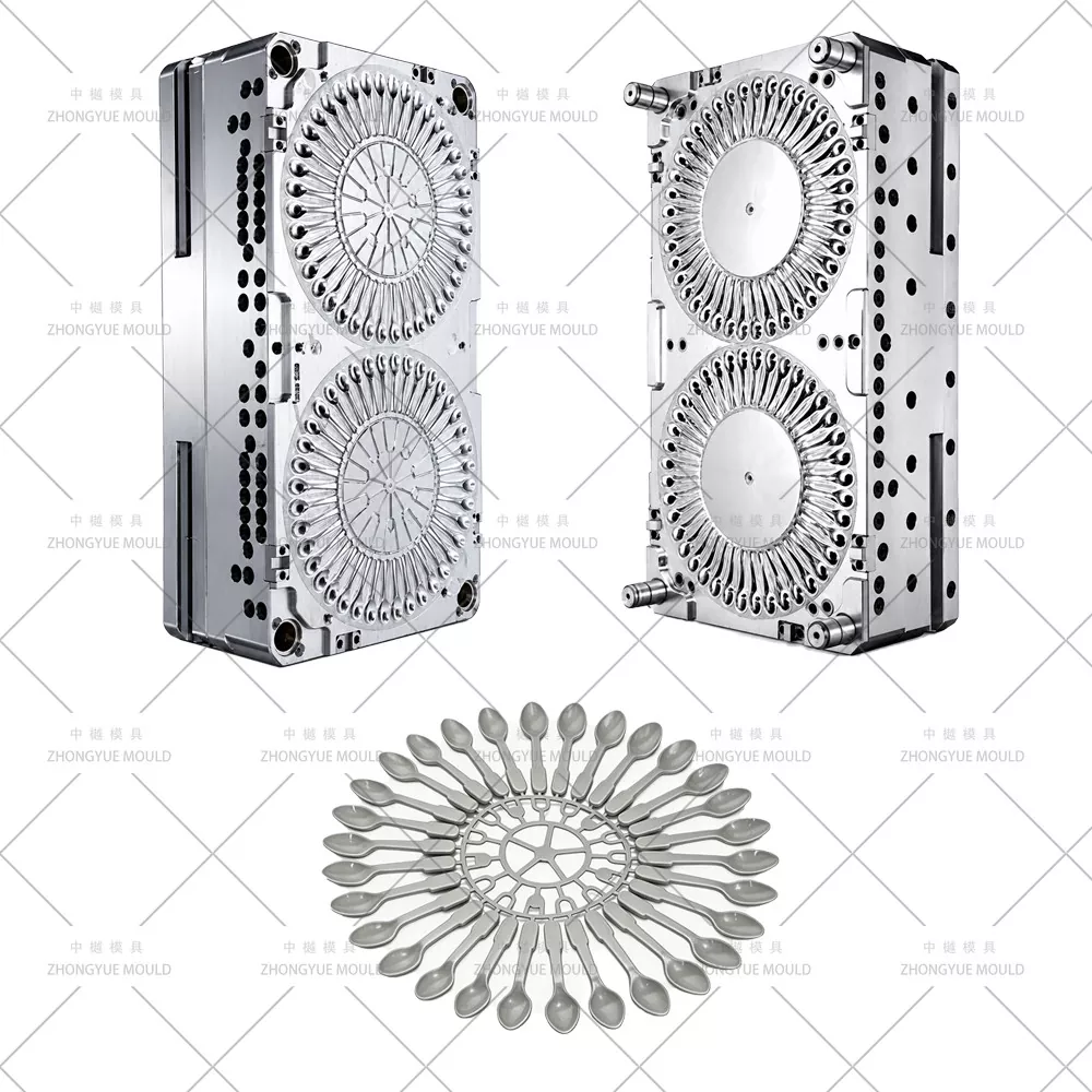 Plastic Multicavity Disposable Spoon Mould
