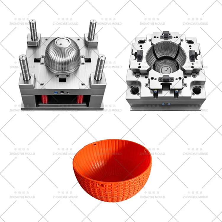 Plastic Round Ball Shape Rattan Flower Pot Mould