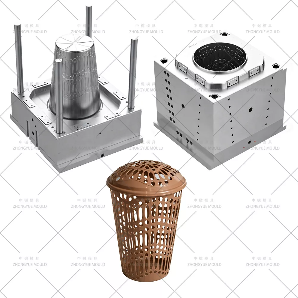 Plastic Round Laundry Basket Mould
