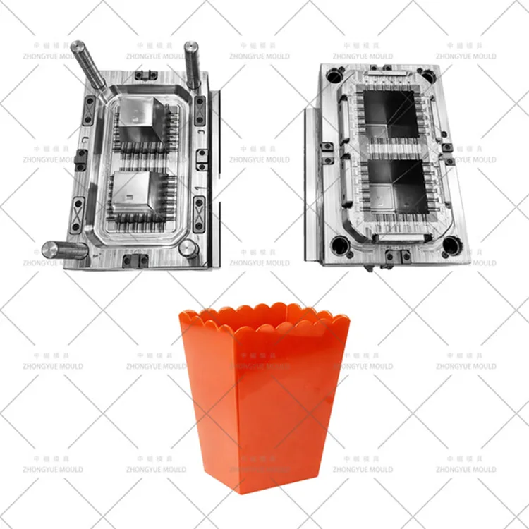 Plastic Scalloped Large Size Flower Pot Mould
