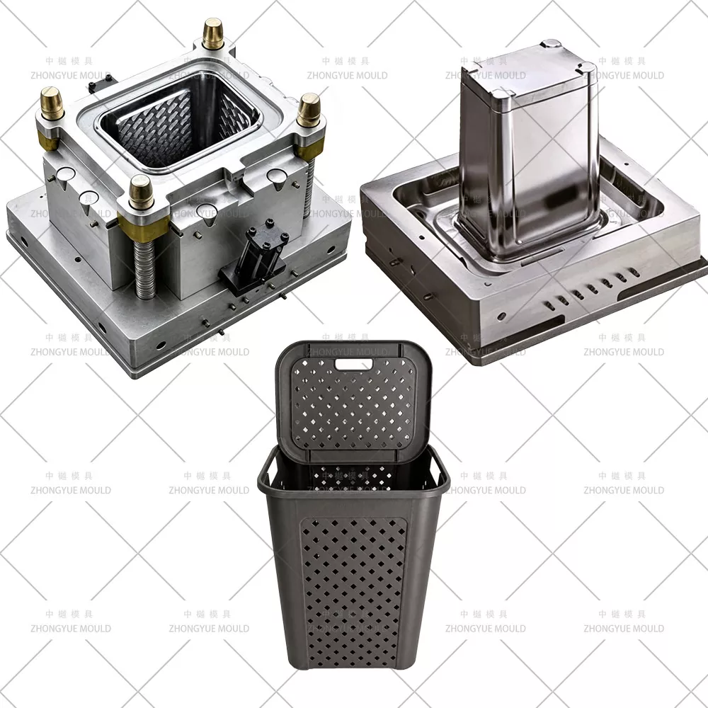 Plastic Square Laundry Basket Mould