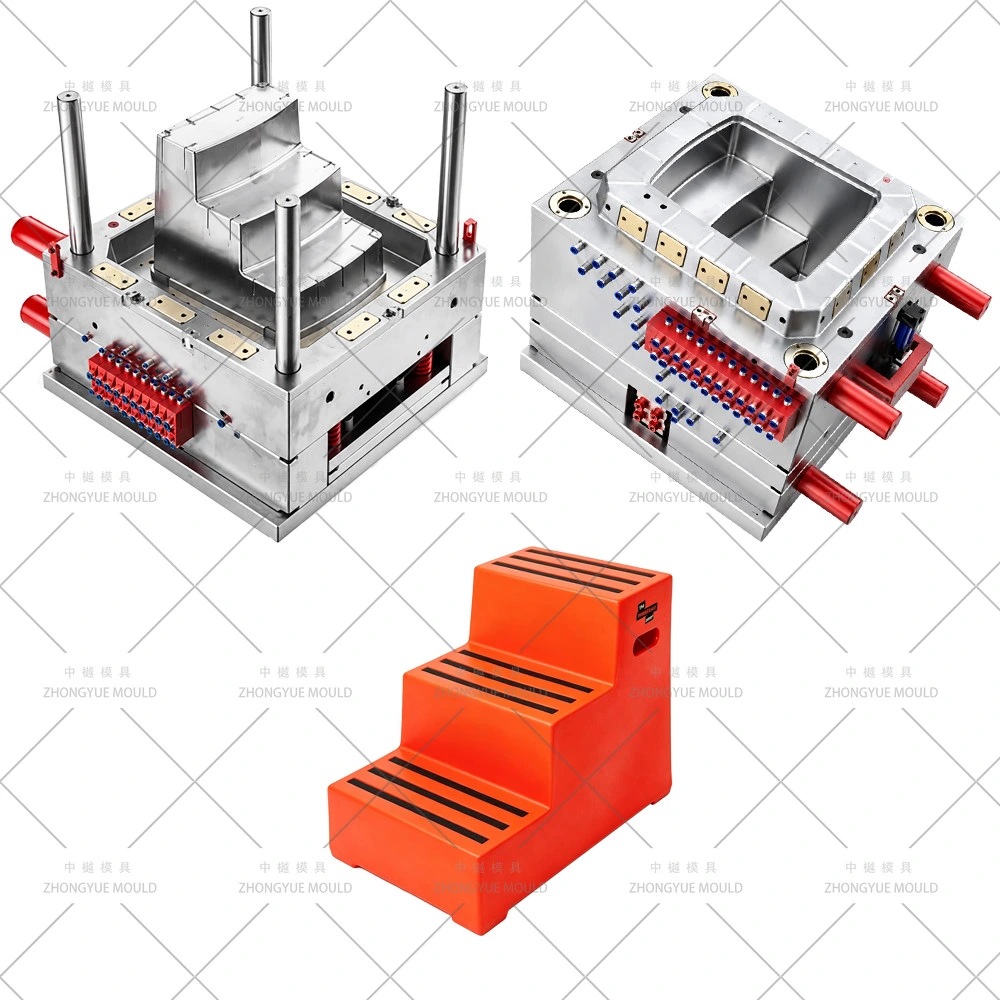 Plastic Three Steps Stool Mould