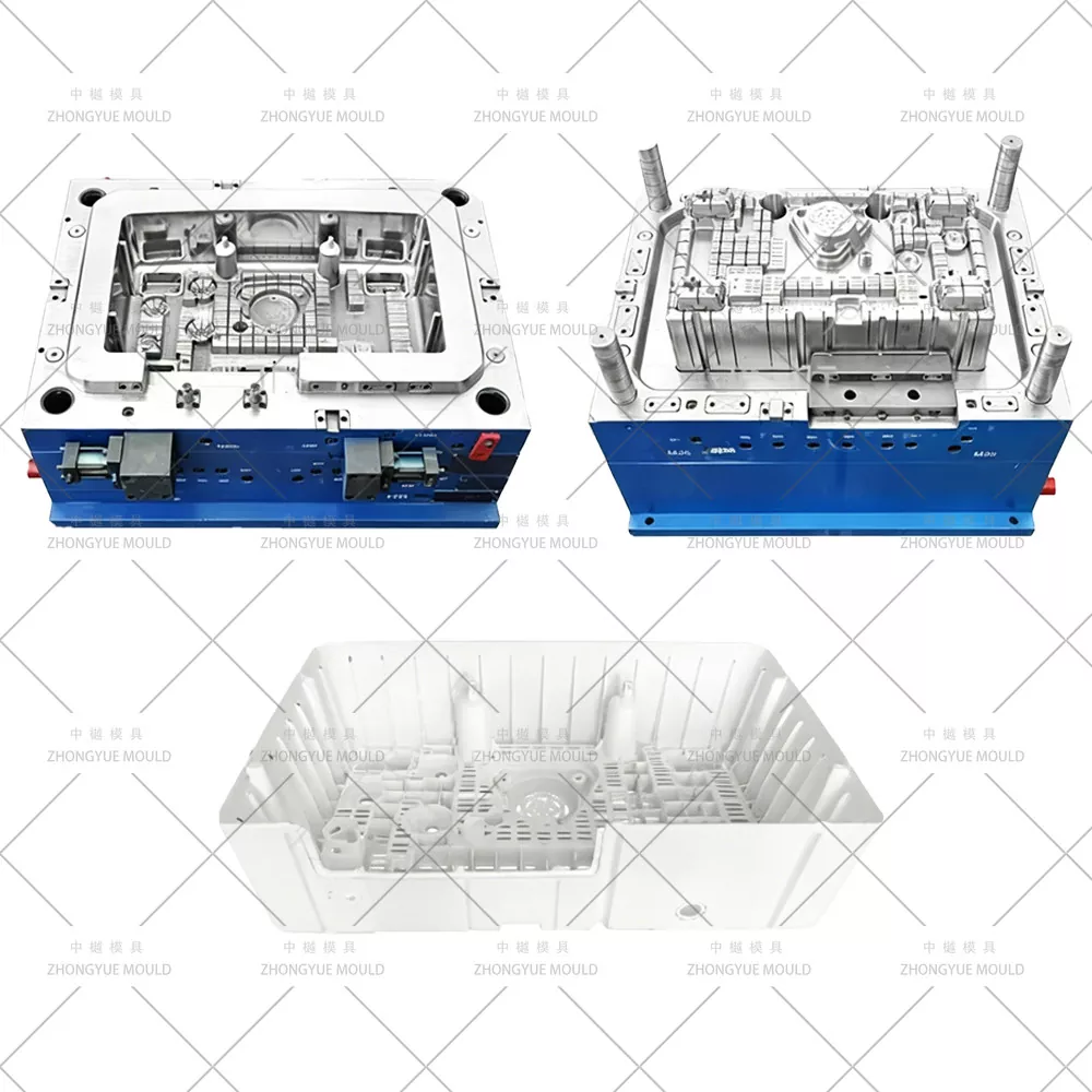 Plastic Washing Machine Base Mould