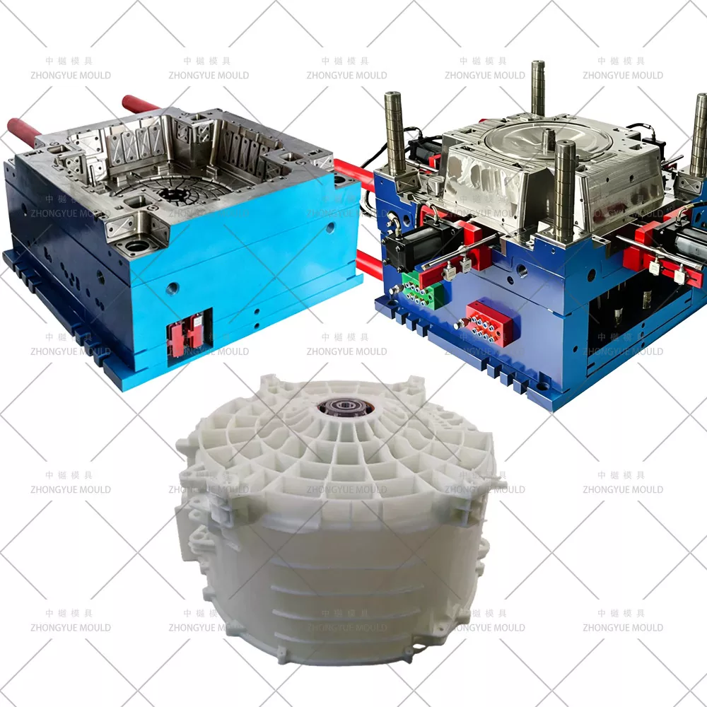 Plastic Washing Machine Rear Tub Mould